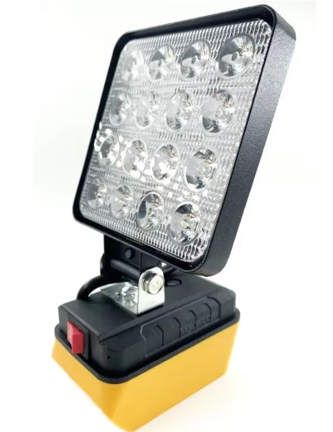 Dewalt 18v Battery spot light with twin USB outlets for charging phone 1pc