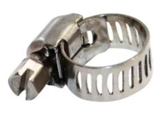 10 x 10-16mm Strong Stainless Steel Hose Clamps wide 10mm x 0.3mm Thick (10pcs)