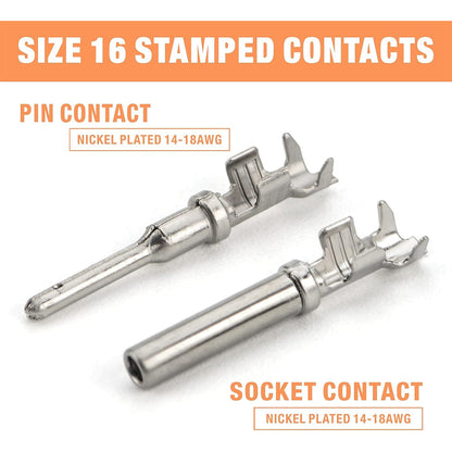 10 Sets 6 Pin Deutsch DT Connectors 6 Way Waterproof Male and Female Plugs