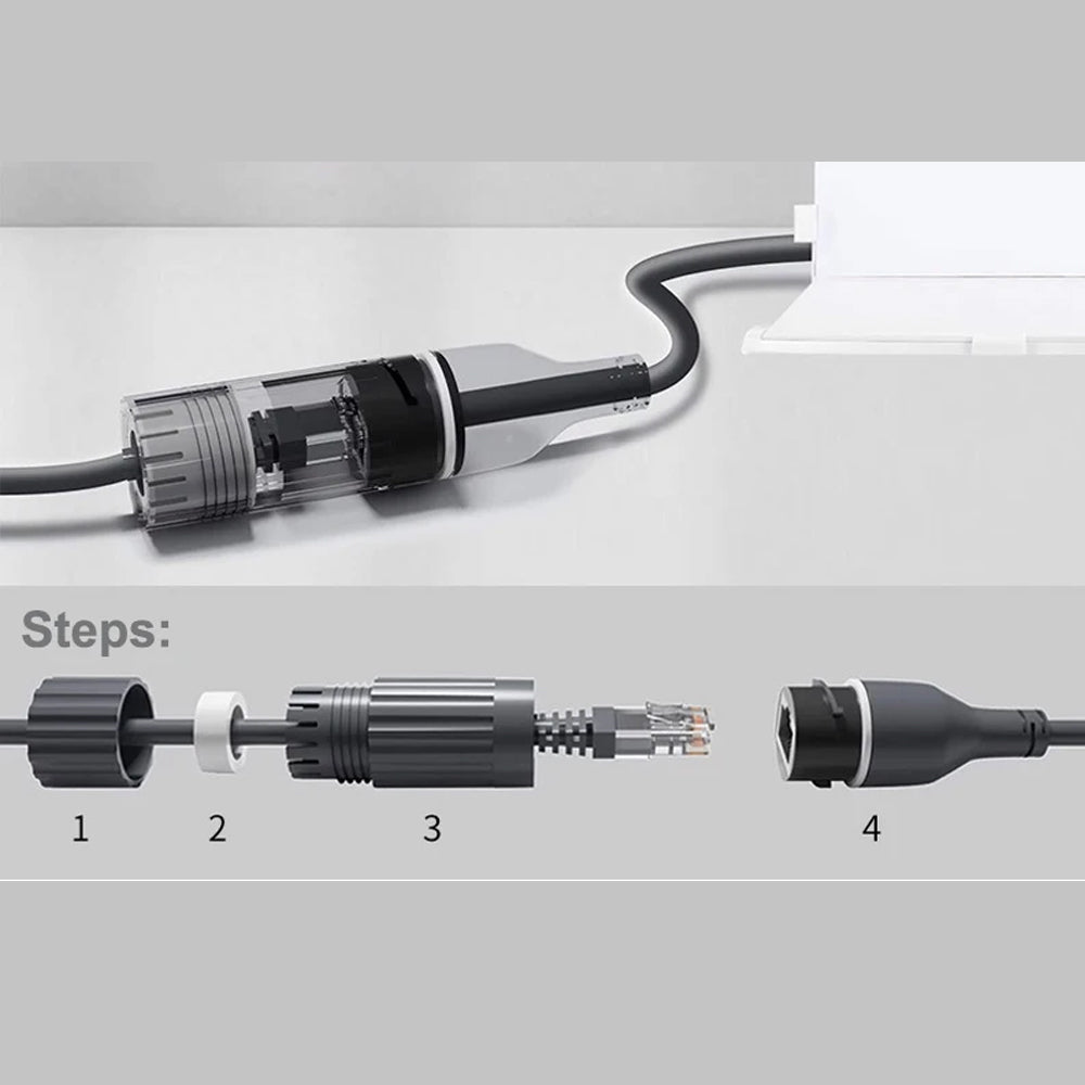 0.2M Starlink Gen3 Ethernet Adapter RJ45 Female to Router for Starlink Gen3/V3