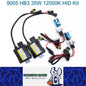 9005 35w 12000k HID Kit 2 x 35w HID Slim Ballasts and 2 x 35w HB3 HID Globes