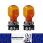 2 x PWY24W 12V 24W Amber Halogen Globes Indicator Signal Lamps For Audi VW BMW