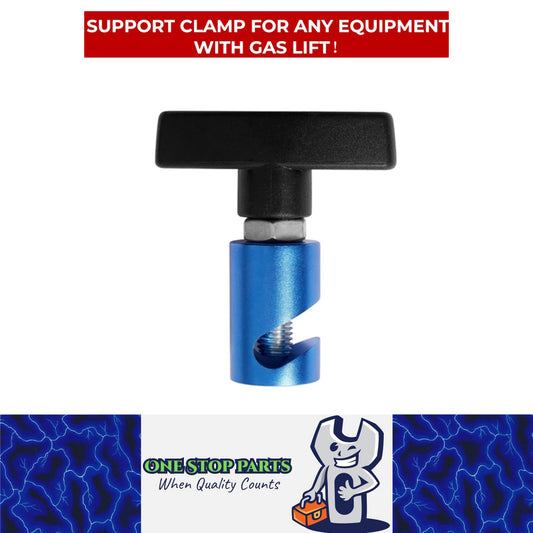 Blue Car Hood Strut Retaining Clip 10mm Lift Support Clamp Prop Trunk Tailgate