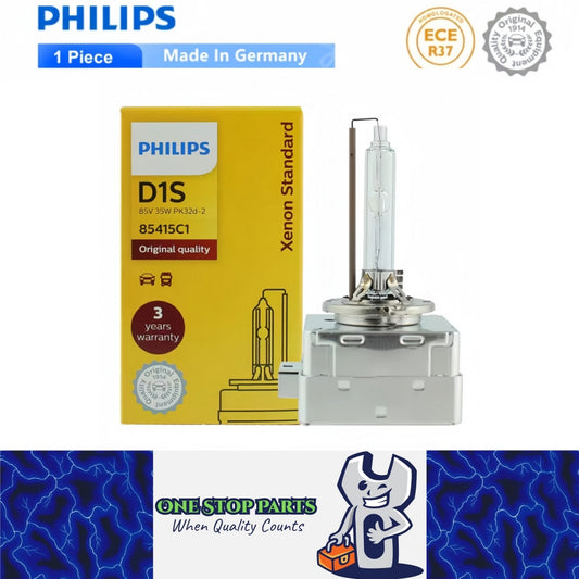 1 x PHILIPS D1S HID Xenon Globe 4200K Headlight Original Philips D1S HID Bulb
