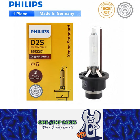 1 x PHILIPS D2S HID Xenon Globe 4200K Headlight Original Philips D2S HID Bulb