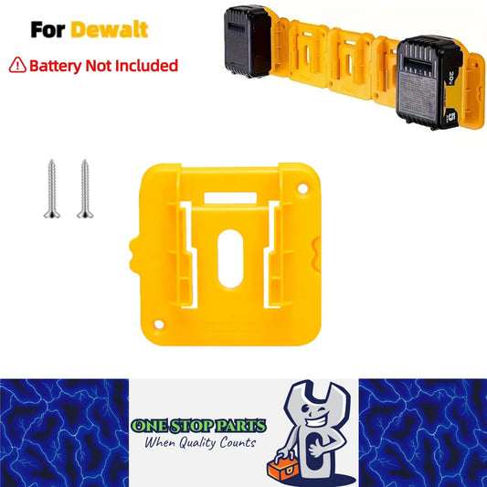 1 x Battery Holders Wall Mount Battery Storage Dock for Dewalt 18V 20V Battery
