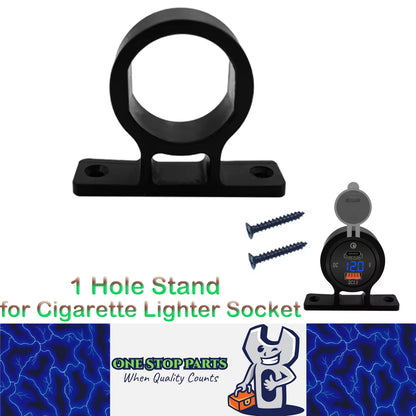 1 Hole USB Socket Stand USB Outlet Tent Panel for Cigarette Lighter Socket