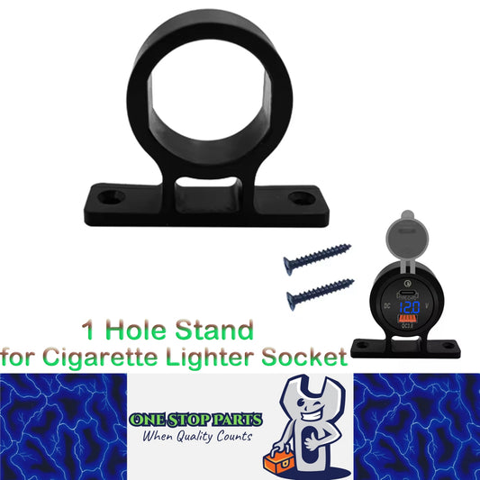 1 Hole USB Socket Stand USB Outlet Tent Panel for Cigarette Lighter Socket