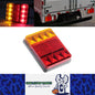 1 x 12V LED Trailer Lamp 8 LED Rear Light Stop Tail Indicator Truck Tail Light