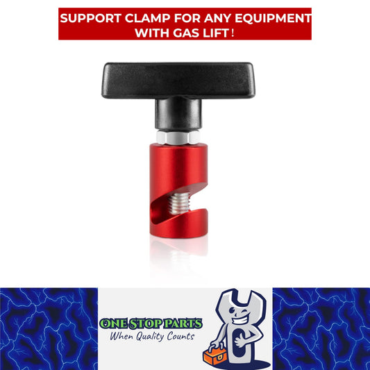 Red Car Hood Strut Retaining Clip 10mm Lift Support Clamp Prop Trunk Tailgate