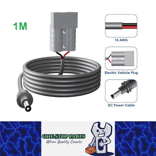 1M Starlink Mini Power Cable DC Cable to Anderson Plug 50A Connetor Socket