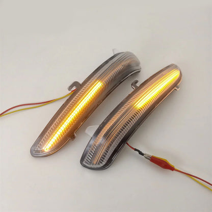 2x Dynamic Turn Signal Led Rearview Mirror Light for Peugeot 2008 208 Citroen C3