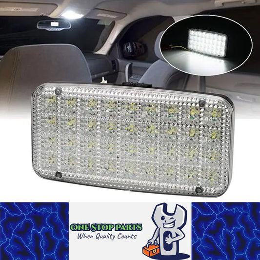 1 x 12V Cool White 36 LED Interior Dome Lamp 148x76mm for Caravan Car RV Truck