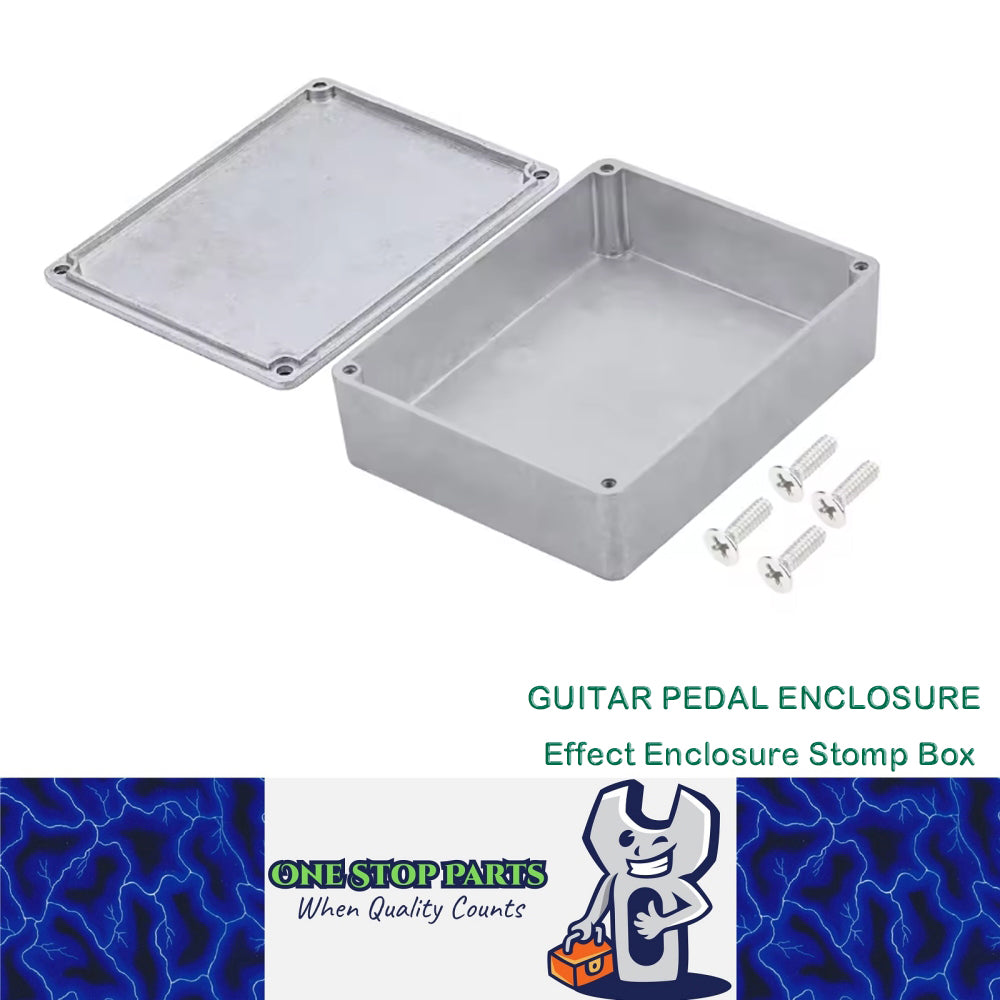 1 x 1590XX 1790NS Guitar Pedal Enclosure Aluminum Stomp Box Case 145x121x39.5mm