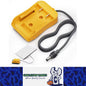 1 x 1M Starlink Mini DC Power Cable to Dewalt 18V-20V Battery Adapter