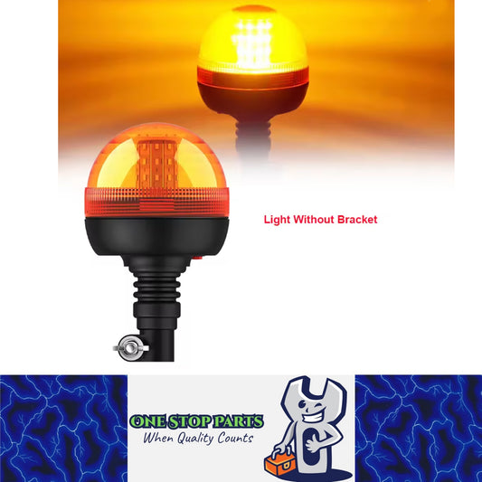 1 x Amber LED Strobe Light Beacon Lamp Warning Flashing Lamp  for Tractor Truck