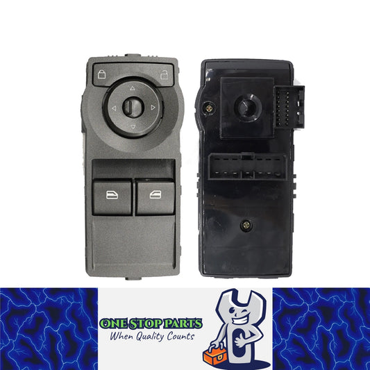 1 x 92247221 Grey Eletric Power Master Window Lock Control Switch For Holden
