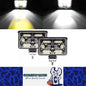 2 x LED Work Lights 150x90mm 130W 12-24V 6500K Spot Flood Beam Combo Light Bars