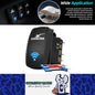 1 x Starlink Rocker Switch SPST 5 Pin On/Off 12V 24V With Wires Starlink Switch