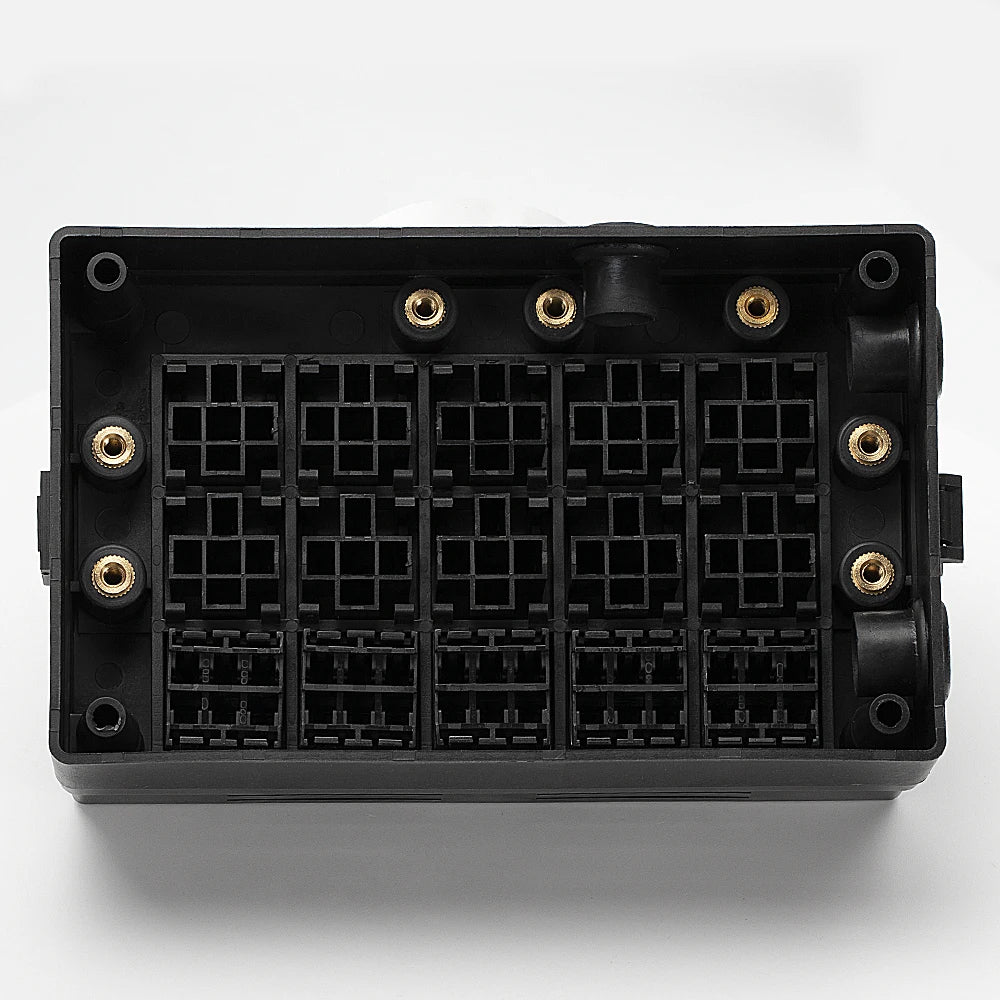 12V Fuse Relay Box 10 Relay Slots 15 ATC/ATO Fuses Holder for Car Truck Marine