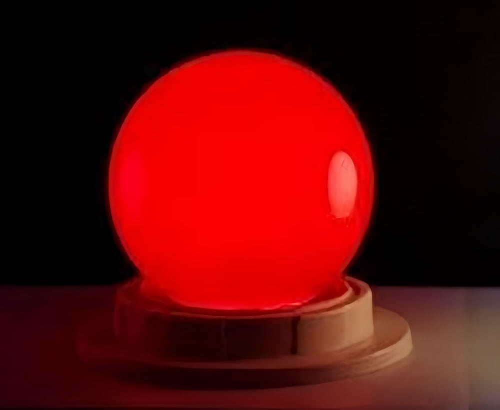Red 24V E27 1W LED Bubble Globe Frosted Lens Red LED Bulb ideal for sign