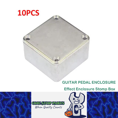 10 x 1590LB Guitar Effect Pedal Enclosure Aluminum Stomp Box Case 50.5x50.5x31mm