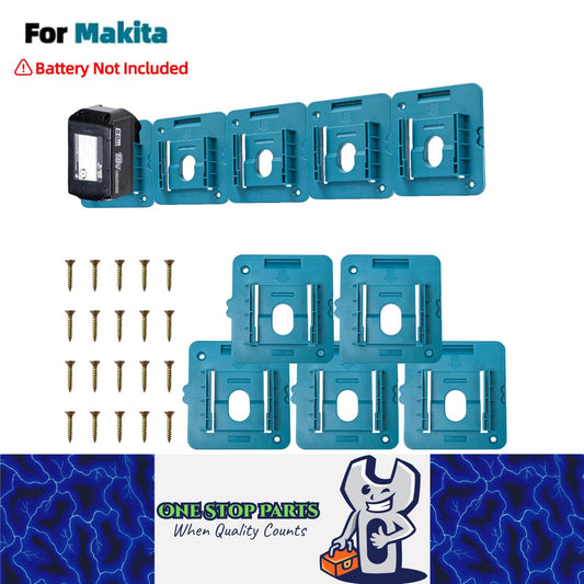 10 x Battery Holders Wall Mount Battery Storage Dock for Makita 18V Battery
