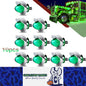 10 x Green Round LED Side Marker Lamps 1.9CM 12V-24V LED Marker Signal Lights