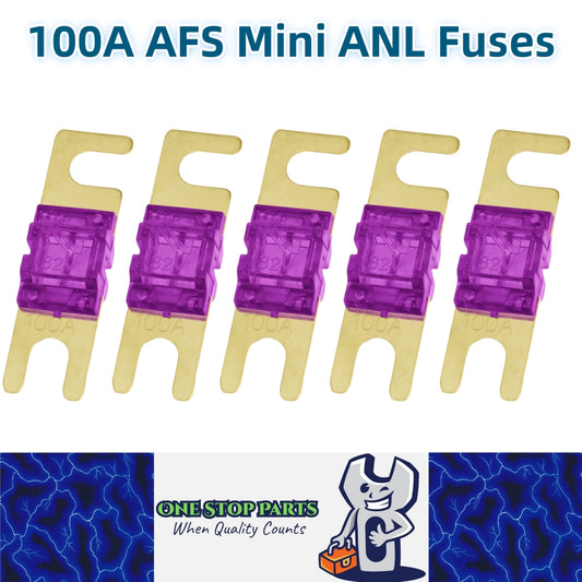 5 x 100A AFS Mini ANL Fuses 100 Amp fuses Car Truck Boat Stereo Audio AFS Fuses