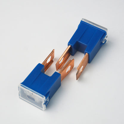 BLUE 100 AMP SLOW BLOW MALE FUSE BLOCK 100AMP FUSE STRAIGHT LEG 1PC