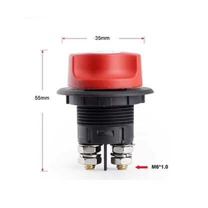 12V-24V 100Amp Heavy Duty Isolator Switch 35mm for Cars Boats 4wd 100 Amp