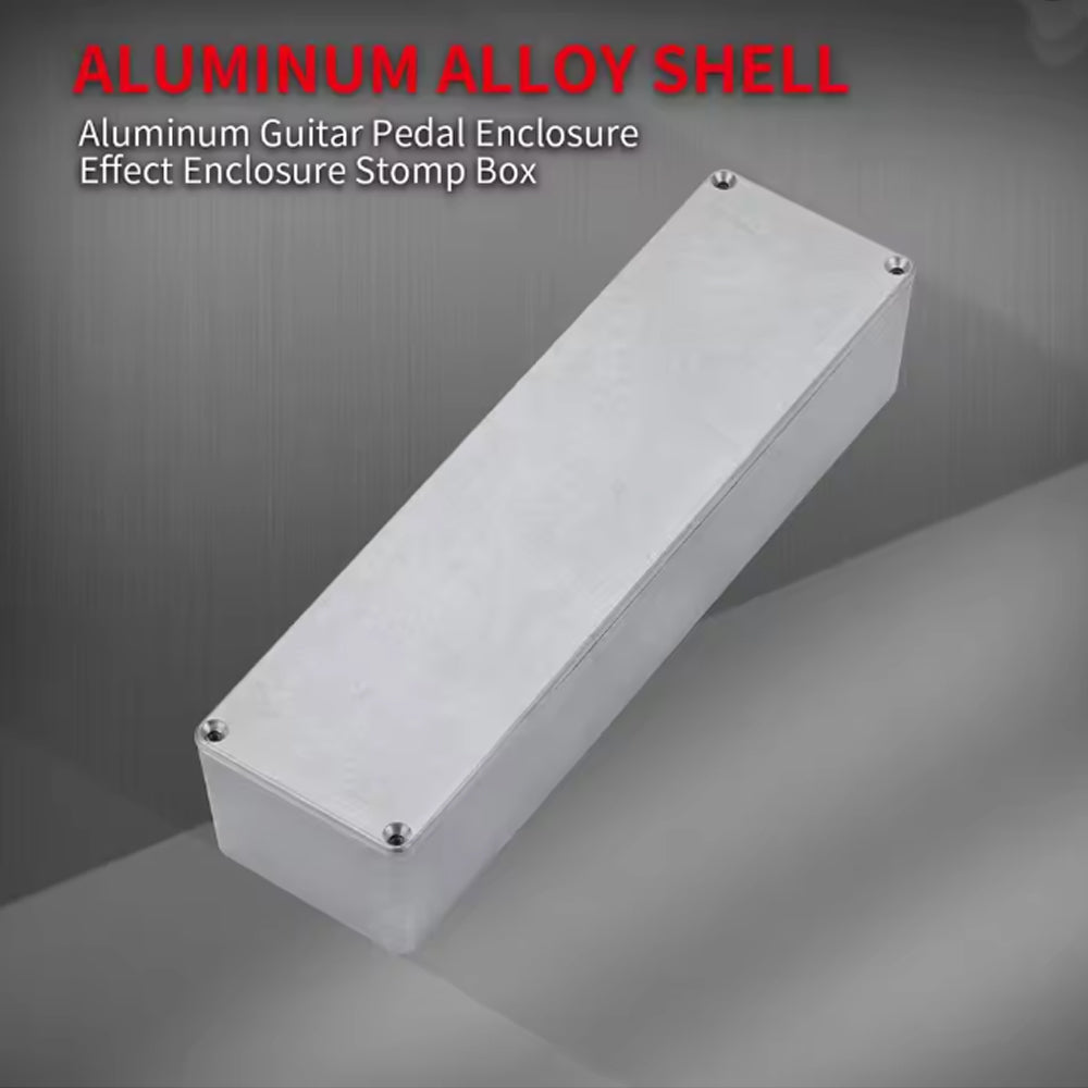 1 x 1032L Looper Guitar Pedal Enclosure Aluminum Stomp Box Case 254x71x52.5mm