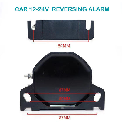 12V 24V 107dB Backup Alarm Siren Beeper Buzzer Horn Warning Car Reversing Alarm