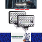 2 x 108W LED Work Light 127x89mm 12-24V 6000K Spot Flood Beam Combo Work Light