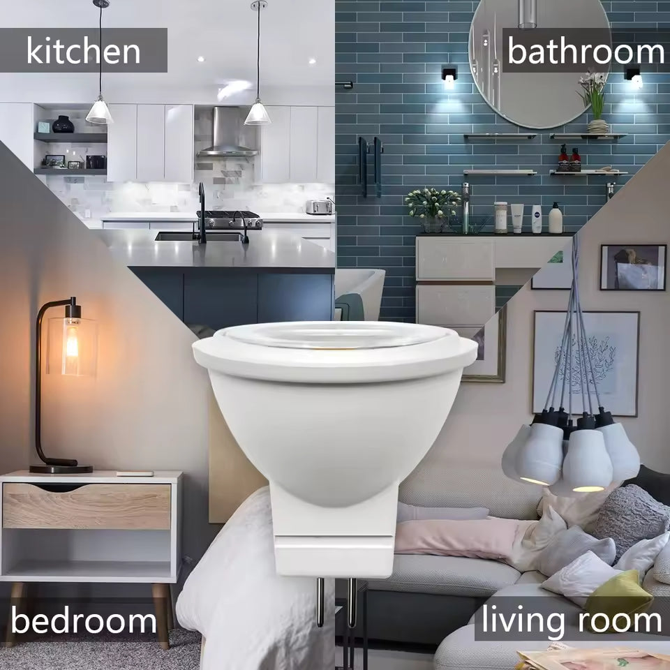 6 x MR11 3W LED Spotlight AC/DC 12V-24V 38 Degree 6000K Cold White Downlight