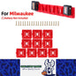 10x Battery Holder Wall Mount Battery Storage Dock for Milwaukee M18 18V Battery