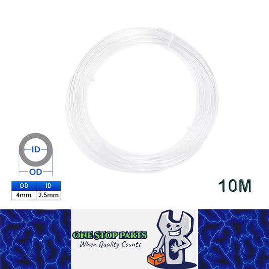 10M 4x2.5mm Transparent PU Air Hose Pneumatic Tube Pipe Compressor Water Fluid