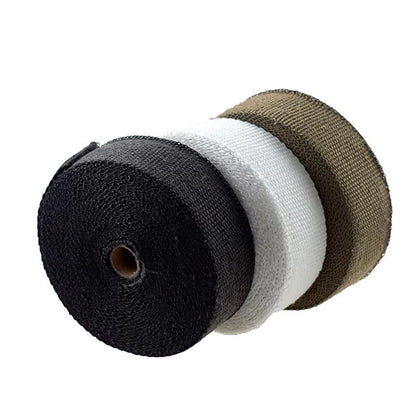 5M x 5CM Black Exhaust Pipe Heat Shield Insulation Wrap Thermal Exhaust Tape