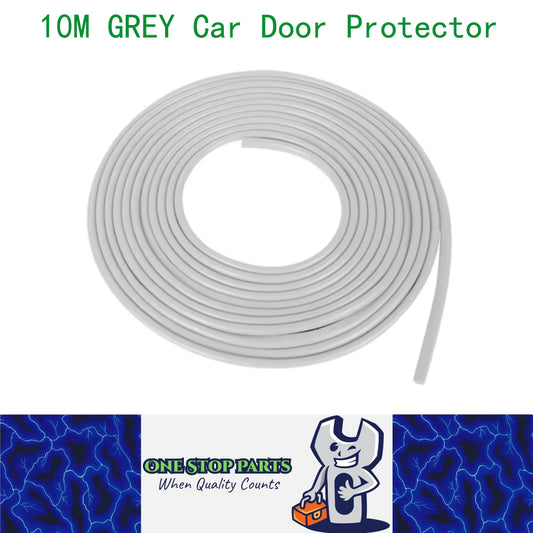 10M Grey Car Door Protector Anti Collision Strip U Shape Car Door Edge Protector