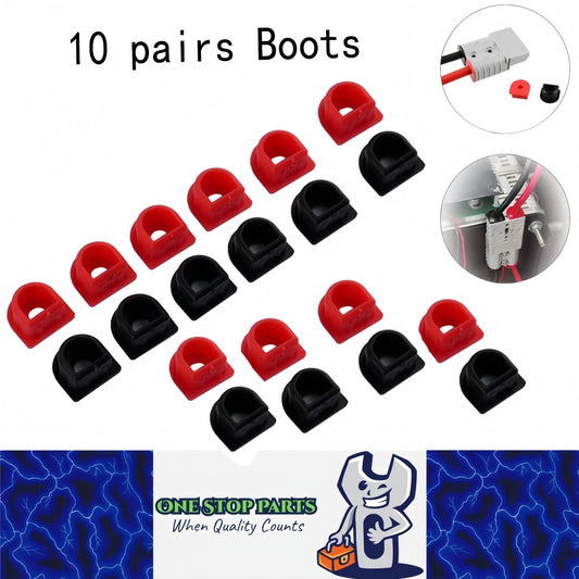 10 Pairs 50Amp Anderson Plug Cable Entry Boot Waterproof Boot (20pcs)