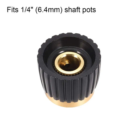 10pcs 6.35mm Potentiometer Knobs Guitar Pedal Volume Control AMP Amplifier Knob