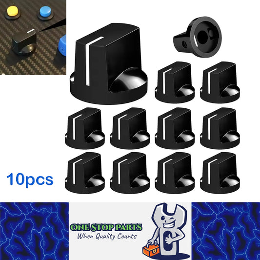 10pcs Guitar Effect Pedal Knobs 6.35MM Davies 1510 Control AMP Effect Pedal Knob