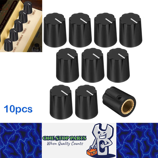 10pcs Guitar Effect Pedal Knobs 6.35MM Davies 1900h Clone for Volume Control