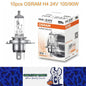 10 x OSRAM 24V H4 100/90W Halogen Globes Hi/Low 3200K HB2 9003 Truck Headlight