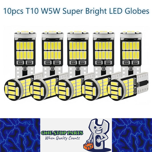 10 x T10 Cool White 26SMD 4014 Style Super Bright T10 LED Globes (10pcs)