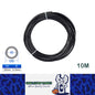 10M 10x6.5mm Black PU Air Hose Pneumatic Tube Pipe for Compressor Water Fluid