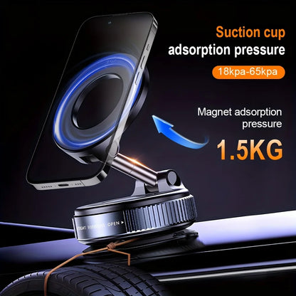 360° Rotating Magnetic Car Phone Holder Foldable & Retractable Cell Phone Stand