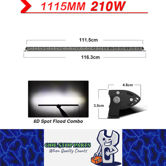 LED Light Bar 1115mm 210W Flood Spot Beam Combo LED Work Light LED Light Bar