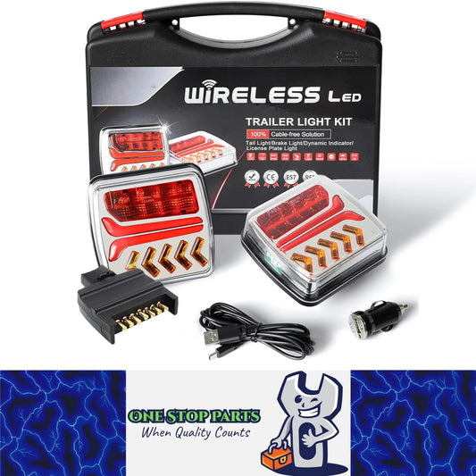 Trailer Light Magnetic Wireless Kit for Boat Tow Truck Wireless Magnetic Light