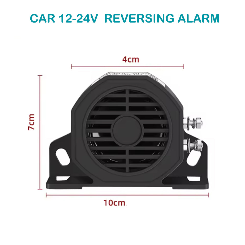 12V-24V 107dB Backup Alarm Siren Beeper Buzzer Horn Warning Car Reversing Alarm